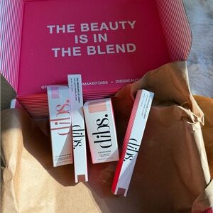 dibs Beauty Pink Glow & Highlight Stick Set